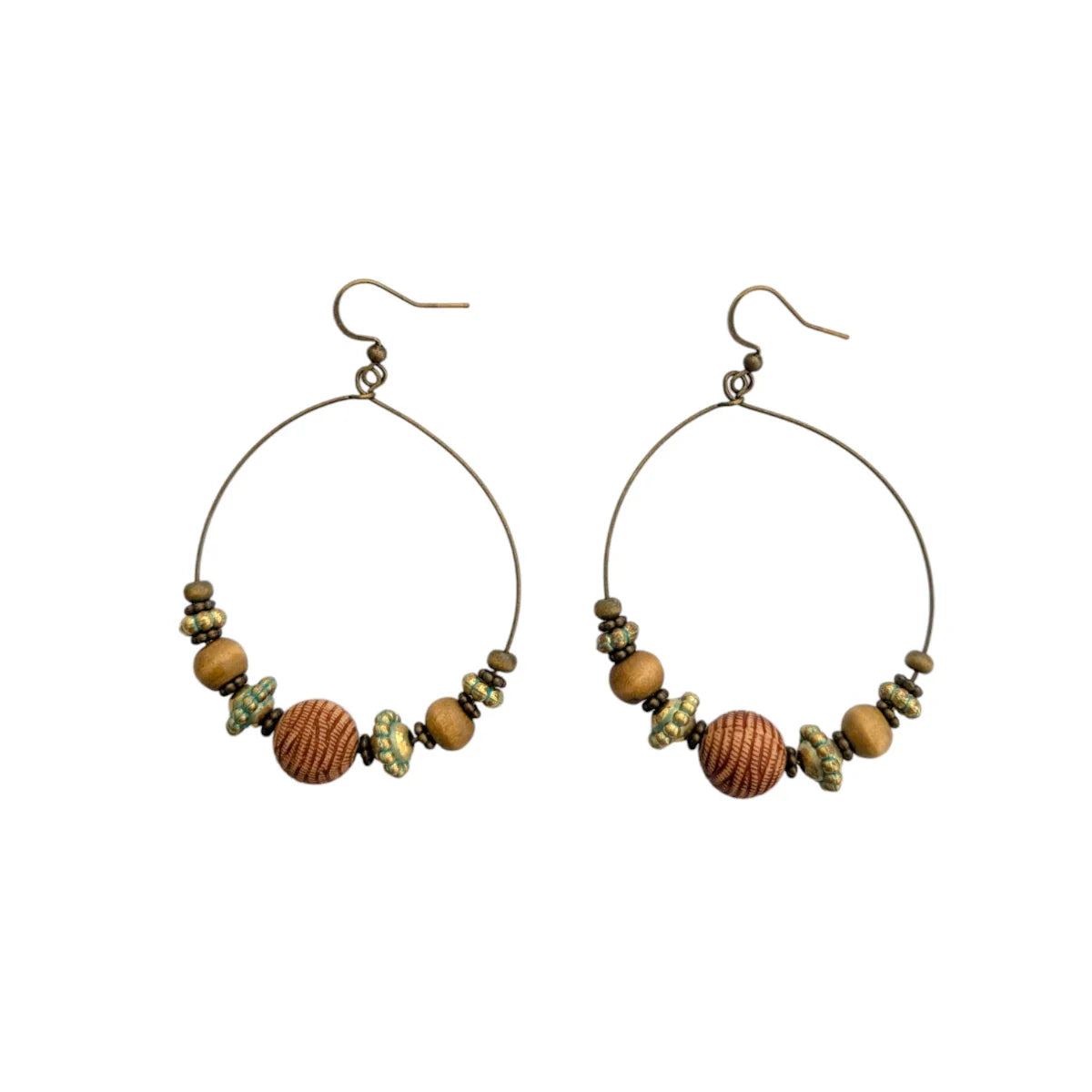 Boho κρεμαστά σκουλαρίκια 6cm (E1561)