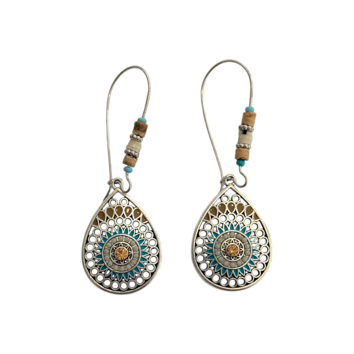 Boho κρεμαστά σκουλαρίκια 7cm (E1569)