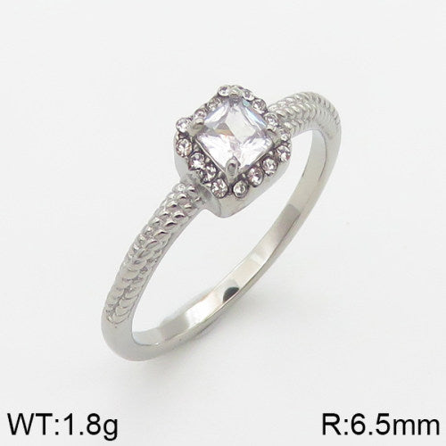 Ατσάλινο δαχτυλίδι ροζέτα (R3078)