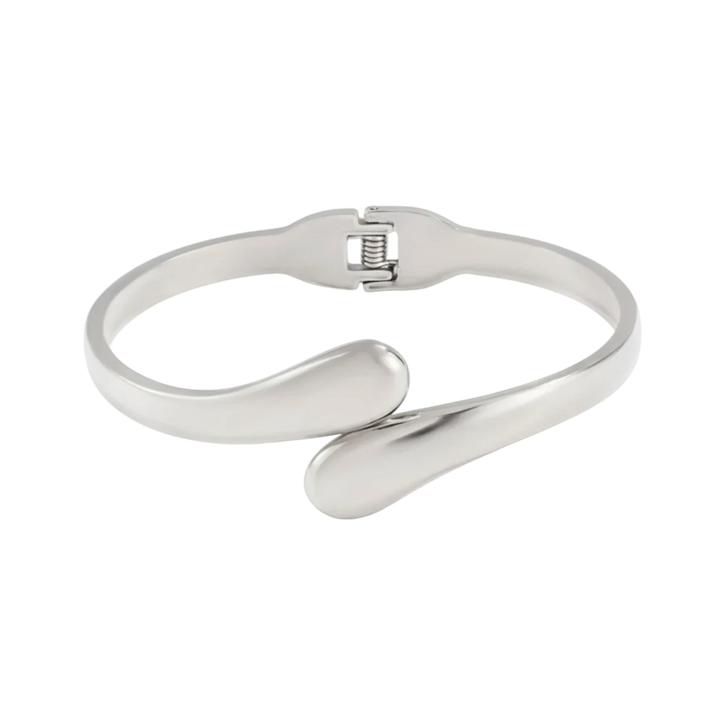 Ατσάλινο Βραχιόλι “Waterdrop” – Ασημί (B1741)