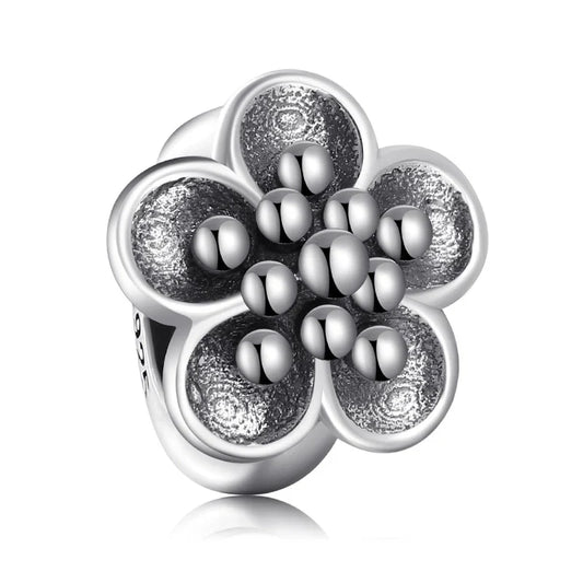 Charm από ασήμι 925 λουλούδι (C1167)