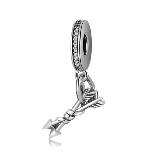 Charm από ασήμι 925 βέλος με ζιργκόν (C1146)