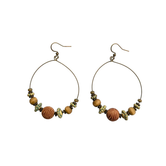 Boho κρεμαστά σκουλαρίκια 6cm (E1561)