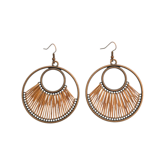 Boho κρεμαστά σκουλαρίκια 7cm (E1566)