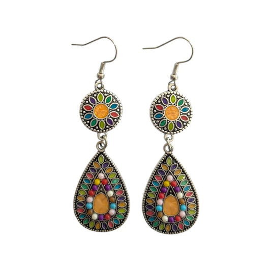 Boho κρεμαστά σκουλαρίκια 7cm (E1567)