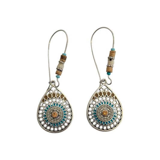 Boho κρεμαστά σκουλαρίκια 7cm (E1569)