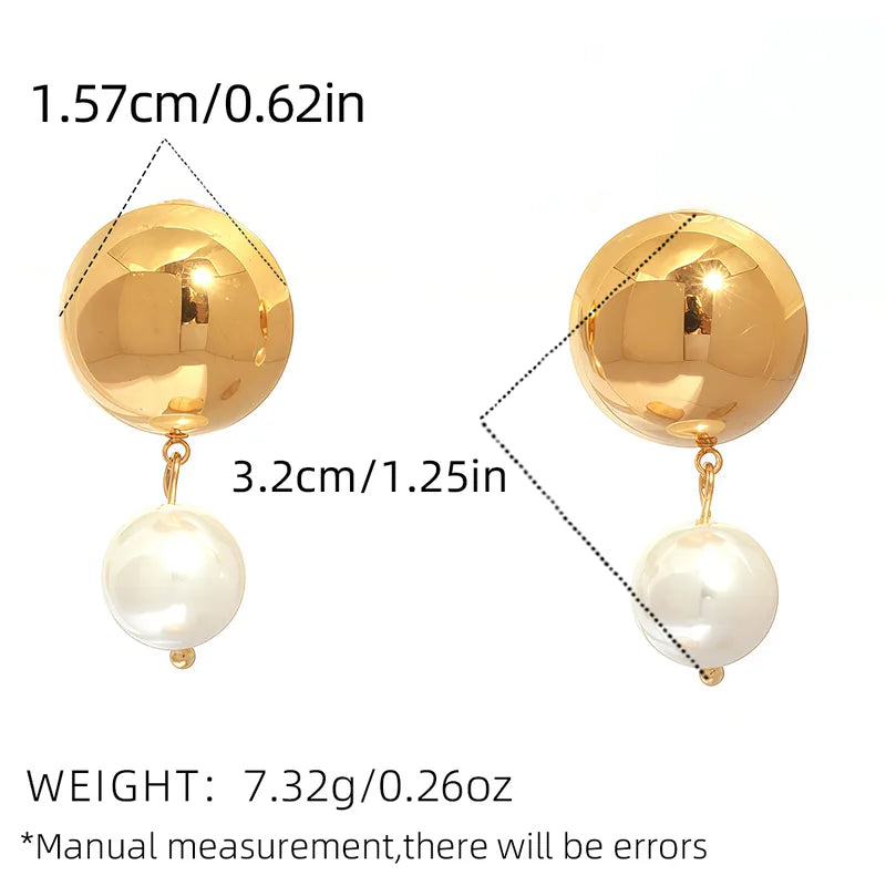 Ατσάλινα κρεμαστά σκουλαρίκια 3.2cm (E1747)