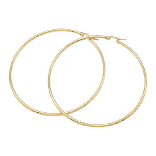 Εντυπωσιακοί Ατσάλινοι Κρίκοι 7.3cm (E3150)