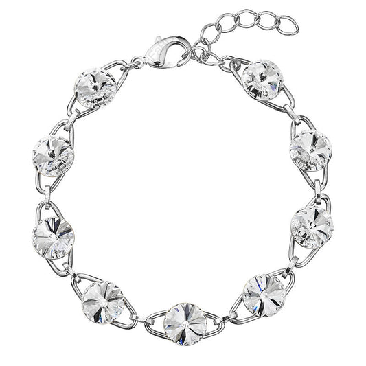 Βραχιόλι από ορείχαλκο με κρύσταλλα Swarovski (F1105)