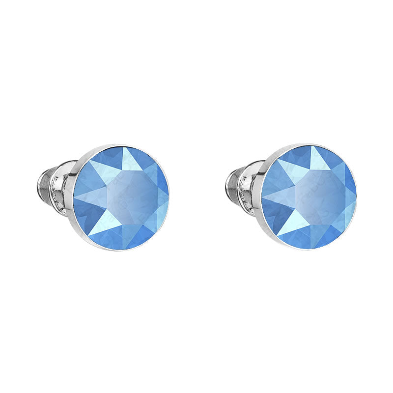 Σκουλαρίκια με Summer Blue Swarovski Κρύσταλλο (F1133)
